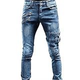 Calça Jeans Masculina Slim Cintura Média