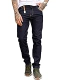 Calça Jeans Masculina Slim Fit Elastano Premium Com Chaveiro BR Numérico 44 Regular Regular Amaciada Com Chaveiro 