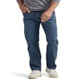 Calça Jeans Masculina Wrangler Authentics Ajuste Regular Confortável Cintura Flexível Blue Ocean 42W X 30L