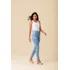 Calça Jeans Médio Skinny Puídos