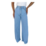 Calça Jeans Moda Feminina Pantalona Flare