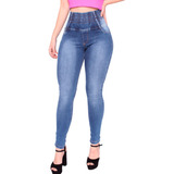 Calça Jeans Modelador Bojo Lipo Chapa Barriga Levanta Bumbum