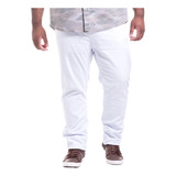 Calça Jeans Sarja Com Lycra Masculina Plus Size