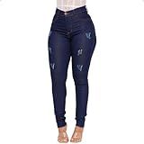 Calça Jeans Skinny Feminina Cintura Alta