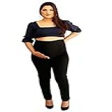 Calça Jeans Skinny Geovana Gestante Preto Tamanho PP Cor Preto