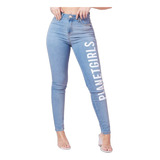 Calça Jeans Skinny Letreiro Planet Girls