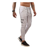 Calça Jogger Masculina Pit Bull Jeans Branca 83466