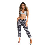 Calça Jogger Zebra Com Calcinha