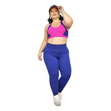 Calça Leg K2b Plus Size Poliamida Tecido Grosso Envio 24h