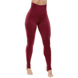 Calça Legging Cinta Modeladora C Pé Alta Compressão Ftness