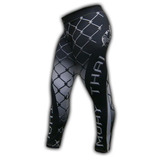 Calça Legging Compressão Térmica Feminina Fitness Muay Thai