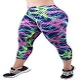 Calça Legging Corsário 4 Estações Estampado Fitness Academia GG 