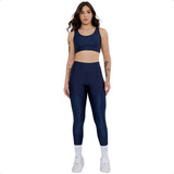 Calça Legging Feminina Academia Cós Alta Compressão Fitness