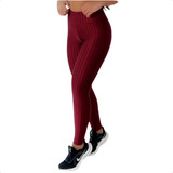 Calça Legging Feminina Cintura Alta Compressão Academia 3d