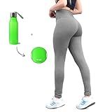 Calça Legging Feminina Fitness Cintura Alta Sem Transparência Ideal Para Treinos Conforto E Estilo Para Uso Casual E Atividades Físicas Tamanho G BR Alfa G Regular Regular Mescla