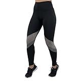 Calça Legging Fitness Fristyle Academia Feminina Suplex Ginástica Microfibra Preta Tamanho GG