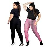 Calça Legging G3 Veste 54 56 1 Preta E 1 Rosa
