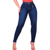 Calça Legging Jeans Super Skinny Empina Bumbum Power Lycra