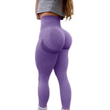 Calça Legging Levanta Bumbum Sem Costura Cintura Alta Moda