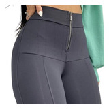 Calça Legging Lipo Com A Cinta Modeladora De Chapar Barriga