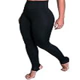 Calça Legging MVB Modas Pezinho Cintura Alta