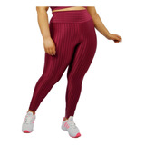 Calça Legging Plus Size Em Poliamida