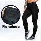 Calça Legging Plus Size Flanelada