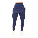 Calça Legging Saia Tapa Bumbum Fitness Suplex Academia