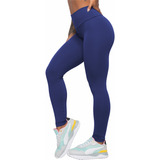 Calça Legging Suplex Cós Alto Leg Zero Transparência