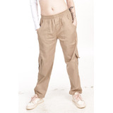 Calça Masculina E Femenina Sarja Com Elástico Reforçado