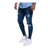 Calça Masculina Jeans Rasgada Premium Skinny
