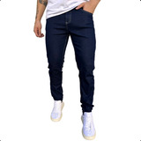 Calça Masculina Jeans Reforçada Com Elastano