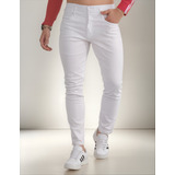 Calça Masculina Skinny Branca Pit Bull Jeans 79977