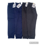 Calça Moletom Kyly Flanelada Infantil Punho 1 3 Kit 4 Peças