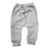 Calça Moletom Saruel Com Bolso Flanelada Infantil Unissex