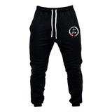 Calça Moletom Unissex Jiu Tons Neutros Moda Punho Algodão