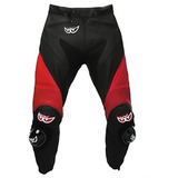 Calça Moto Couro Racing Berik Tipo Alpinestars Texx X11