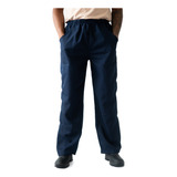 Calça Para Trabalho Uniforme Profissional Cadarço E Elástico