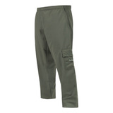 Calça Pesca Fishing Co Proteção Solar 4 Bolsos Verde Musgo