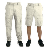 Calça Pesca Proteção Solar 50 Vira Bermuda Mar Negro Areia