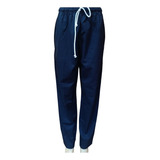 Calça Pijama Cirurgico Scrubs Brim Algodão Azul Pp p m g gg