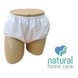 Calça Plastica Classic Luxo Fechada Contra Vazamento Branco