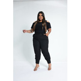 Calça Plus Cenoura Alfaiataria Feminina Cintura Alta Premium