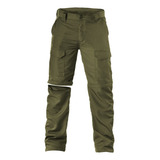 Calça Poly Vira Bermuda Double Tática 6 Bolsos Trilha Pesca