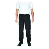 Calça Preta De Uniforme Cozinheiro Segurança Garçom