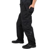 Calça Preta Ripstop Trabalho Segurança Vigilante Patrimonial
