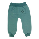 Calça Saruel Moletom Bebê Menino Bolso Estampa Patas Chumbo