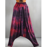 Calça Saruel Tiedye Thai Viscose Unissex Rave Psicodélica