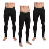 Calça Segunda Pele Masculina Térmica Compressão Kit 3 Kanxa
