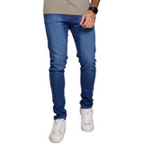 Calça Skinny Masculina Jeans Com Lycra